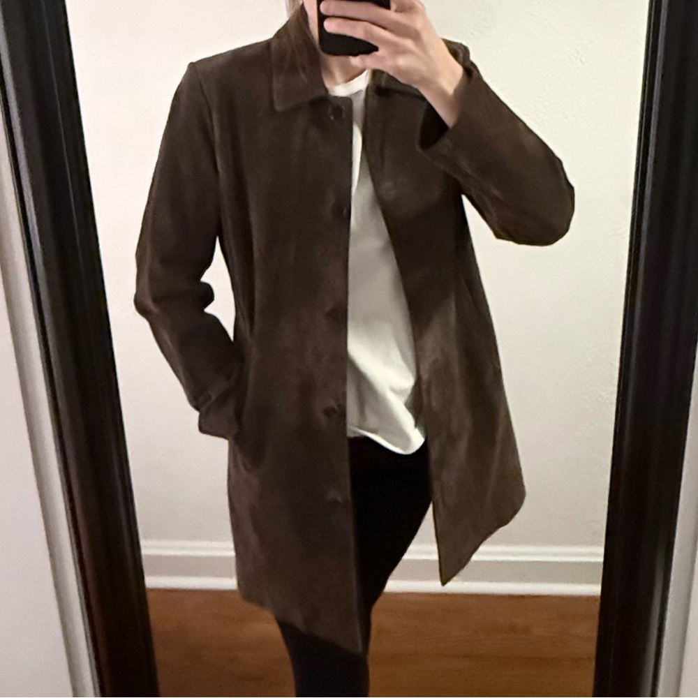 Relativity Brown Leather Jacket - image 5